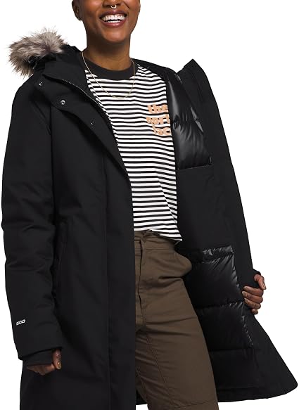 THE N FACE Women's Arctic Parka (Standard & Plus Size) | Waterproof Shell, Recycled Down Insulation, Adjustable Hood