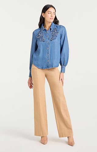 Women's Rhinestone Embellished Juliette Top