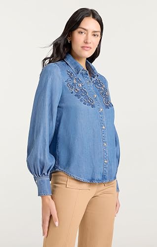 Women's Rhinestone Embellished Juliette Top