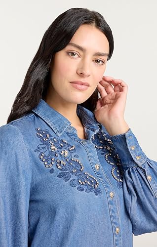 Women's Rhinestone Embellished Juliette Top